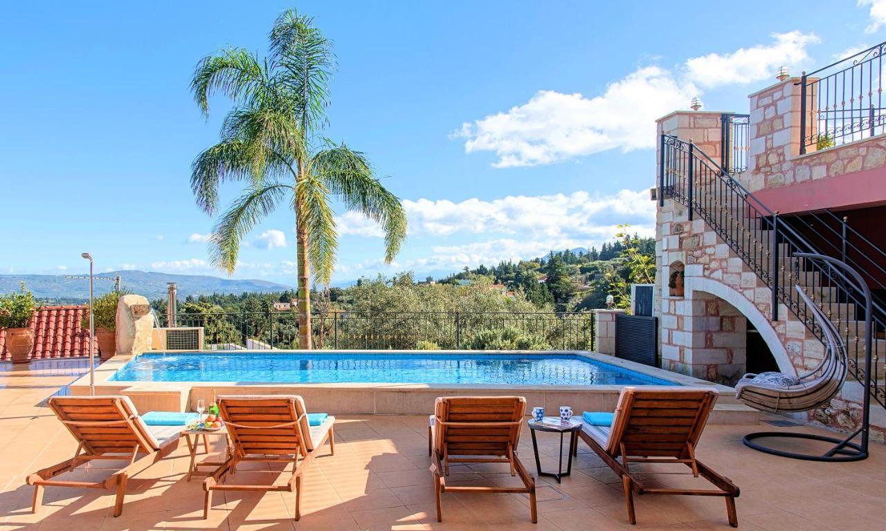 Steve Kois Villa Heated Pool La Canée Extérieur photo